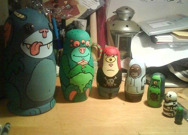 Hand Painted Russian Dolls
