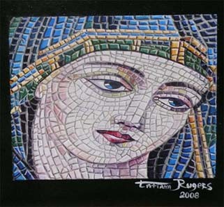 Trompe l'Oeil mosaic by Tatiana Rugers