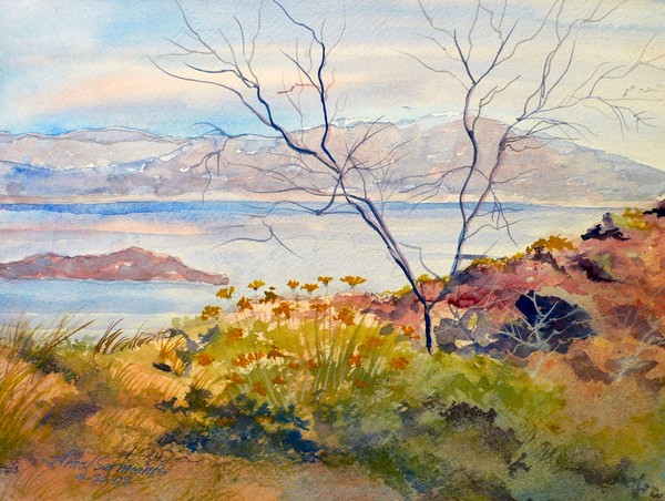 View of Lake Mead From Railroad Trail