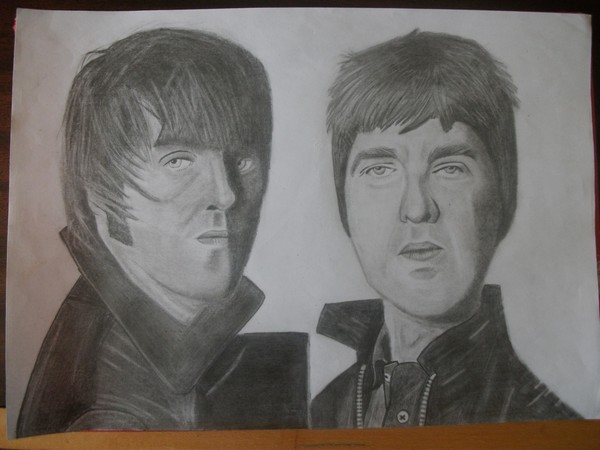 Oasis - Pencil drawing