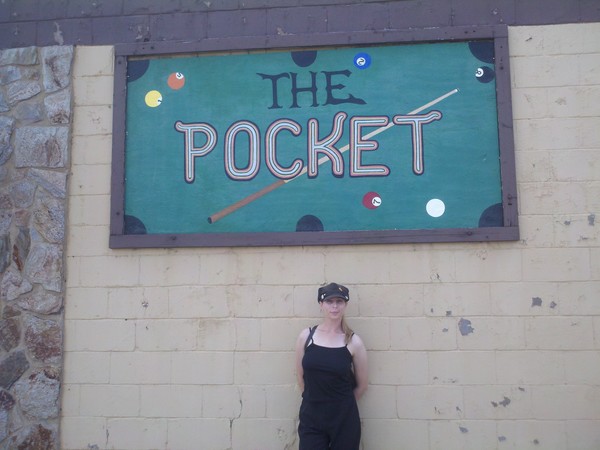 The Pocket, Pool Hall, with me under it