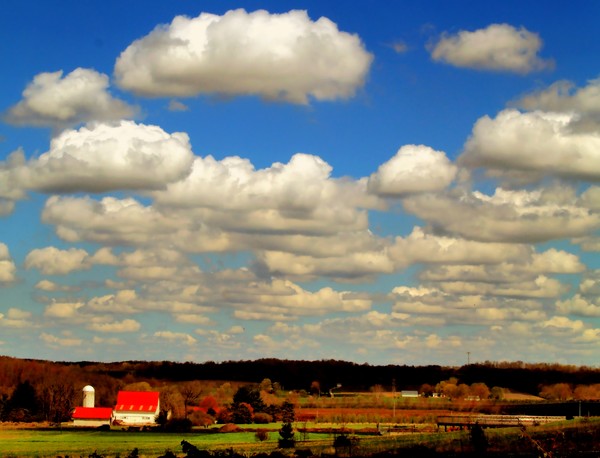 Clouds are rolling in