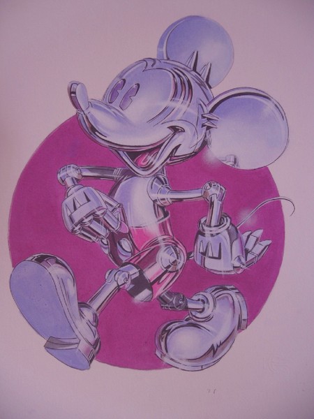 Chrome Mickey Mouse