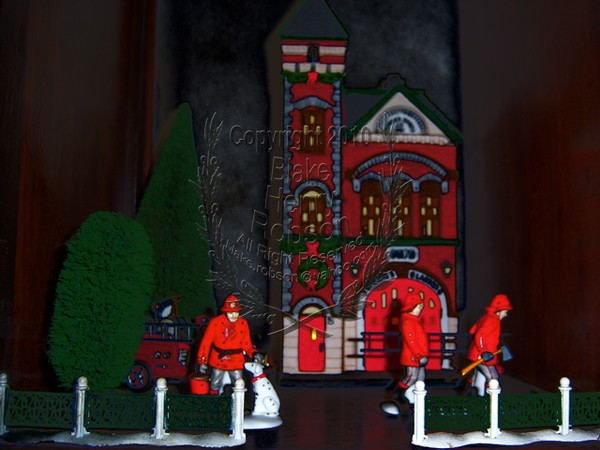 Department 56 Christmas Village Digital Art