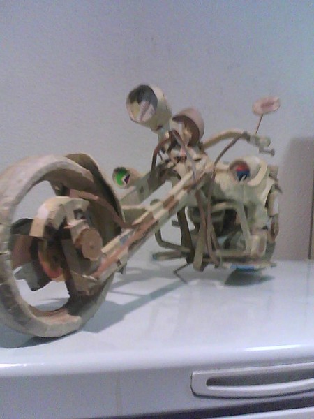 Paper motorcycle