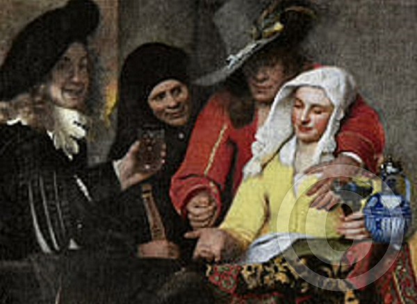 THE PROCURESS by VERMEER by DON HALL