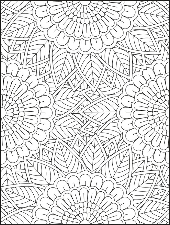 Abstract Coloring Pages 12