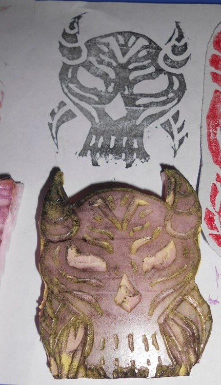 my skull stamp 1