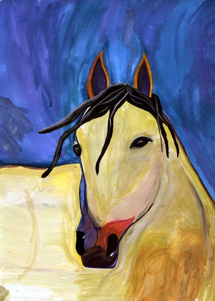 Water color Horse