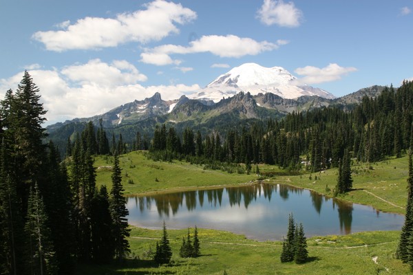 Peaceful Mt. Rainier