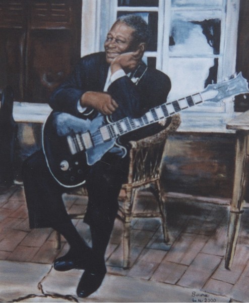 You can't have too many  B.B.King paintings