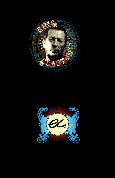 Eric Clapton colorized mandala
