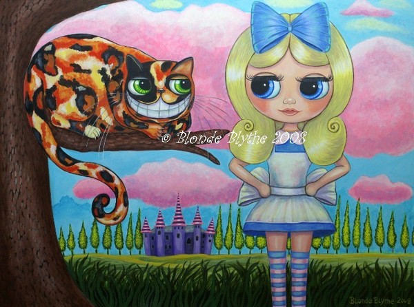 Alice in Wonderland and the Cheshire Cat