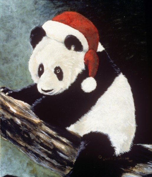 Santa Panda