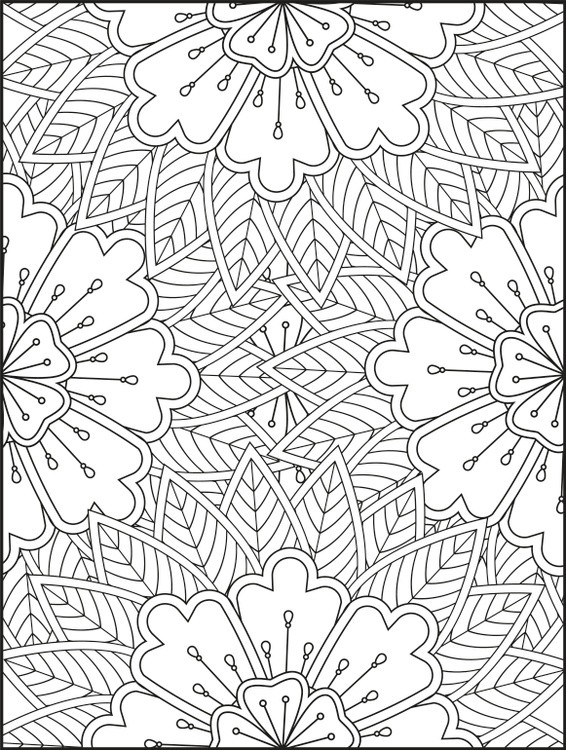 Abstract Coloring Pages 13