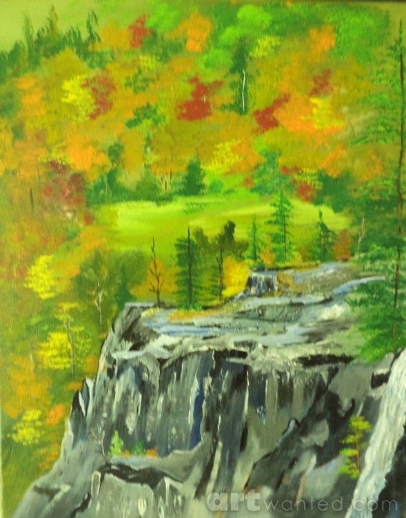 Cliff Lookout Painting # 285