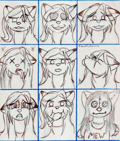 Moods Of Mewmew Cont., Sketch