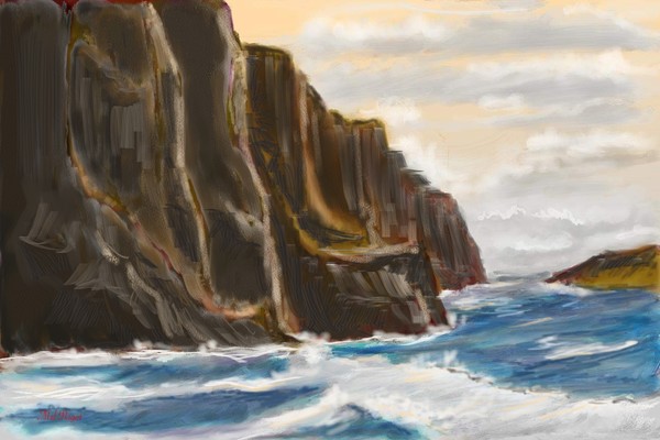 rock cliffs