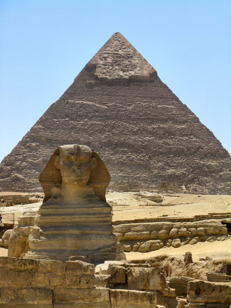 The Great Sphinx and Giza Pyramid