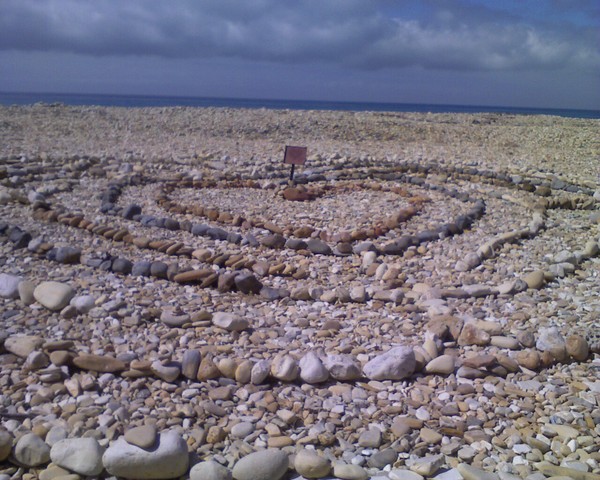 Heart Beach Labrynth