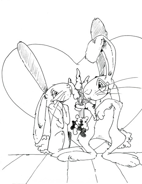 Valentine's Day for rabbits