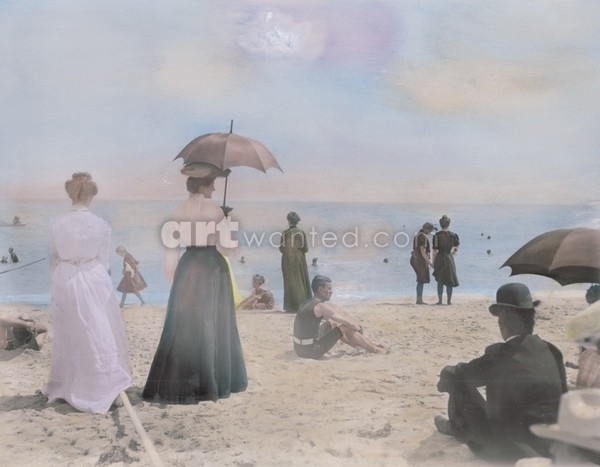A Day at The Beach, Circa 1900