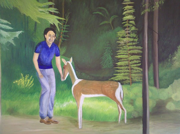 Boy and deer By M.R. Jagosz