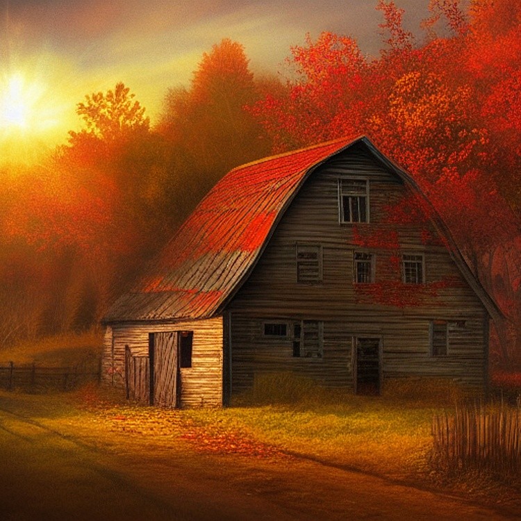 autumn barn