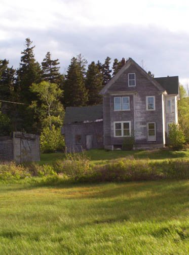 Maine Landscape: Saltbox
