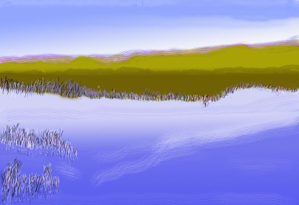 Reeds in a Lake