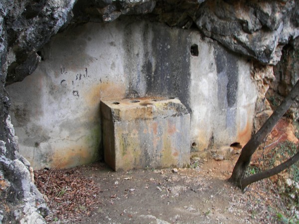 Italian army bunker in Unška Koliševka - Slovenia