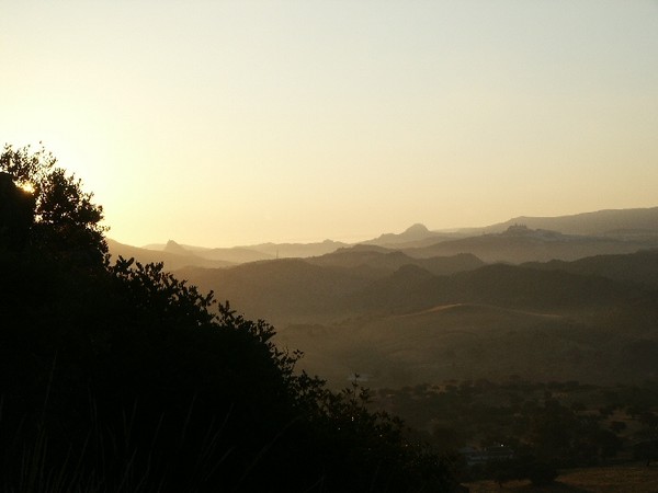 Sunrise over Olvera