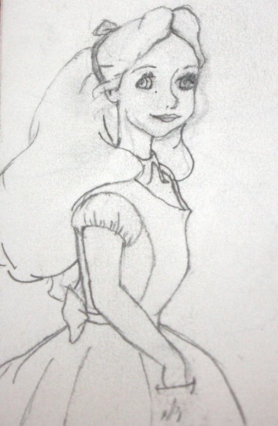 Alice in wonderland  Sketch