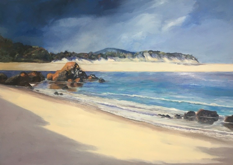 Red Rock beach NSW Australia Oils