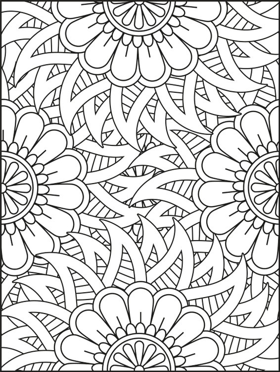 Abstract Coloring Pages 15