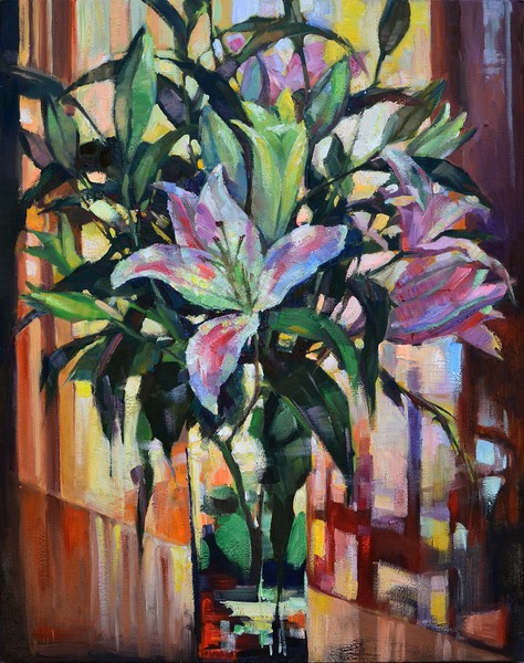Lillies in the Twillight