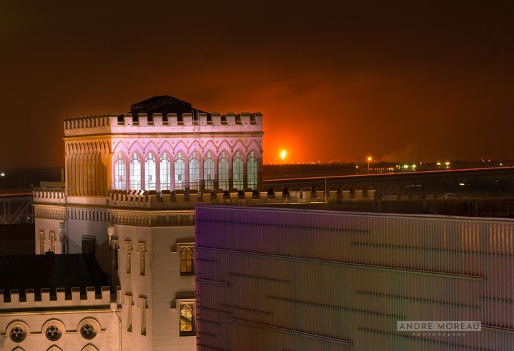 NIGHT GLOW OF OLD AND NEW