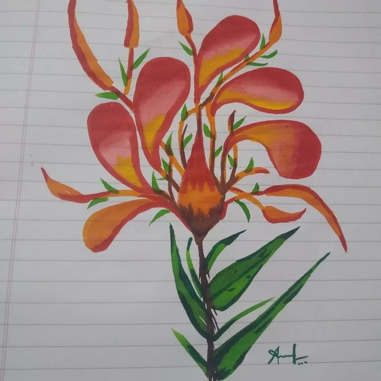 Flower painting