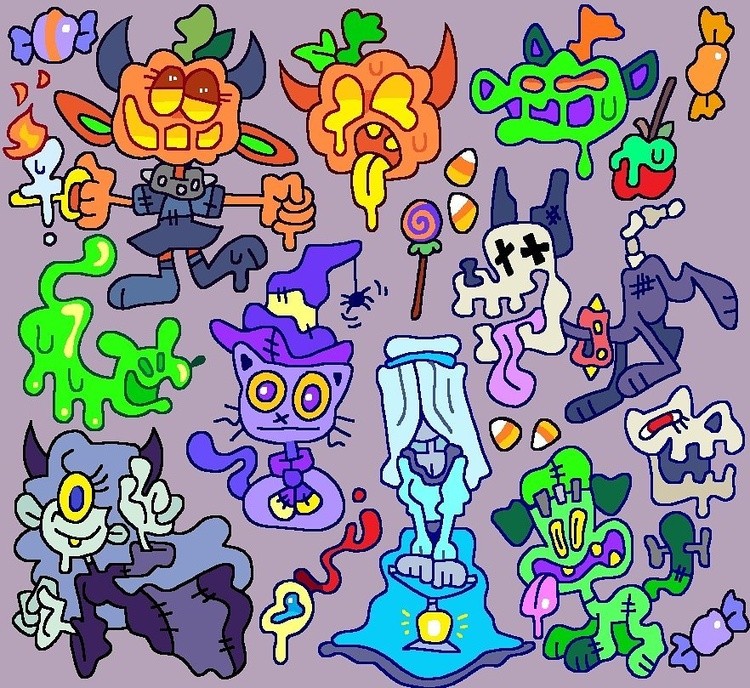 Halloween character design