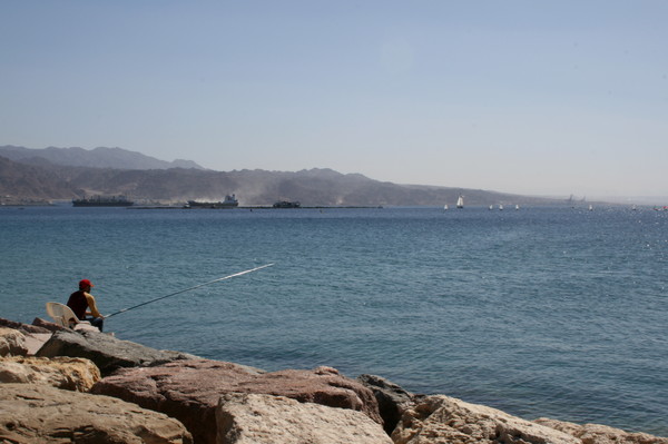 Eilat fisherman 