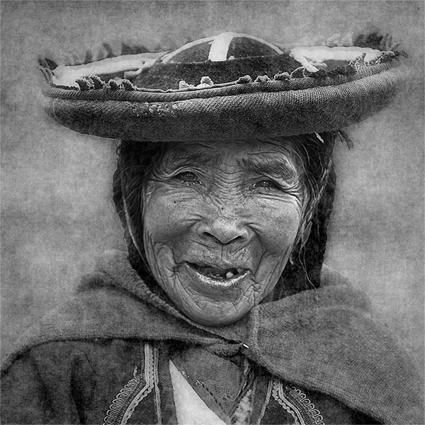 Elderly Andean Woman, Sacsayhuaman