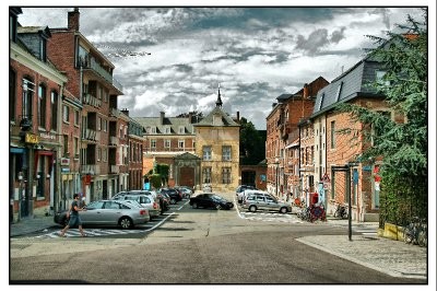 Street in Leuven HDR