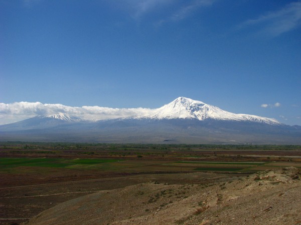 Mount Ararat, taken from Khor-Virap