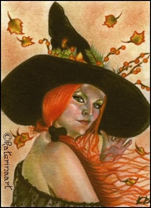 Autumn's Witch-ACEO