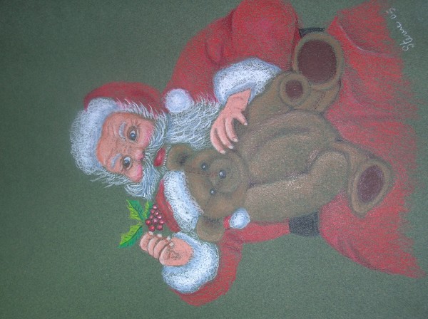 santa and the velvet teddy