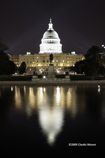 Reflection of the US Capital @ Night
