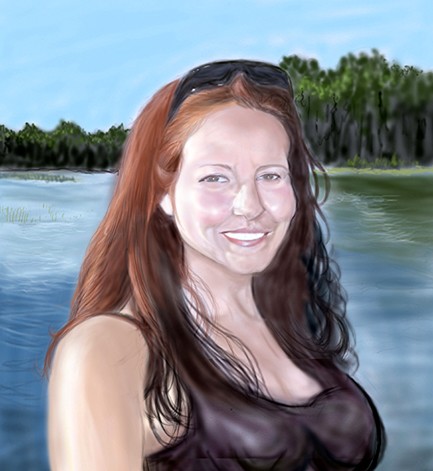 Sarah at the Lake