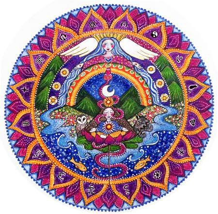 Sahasrara  - Crown Chakra Mandala
