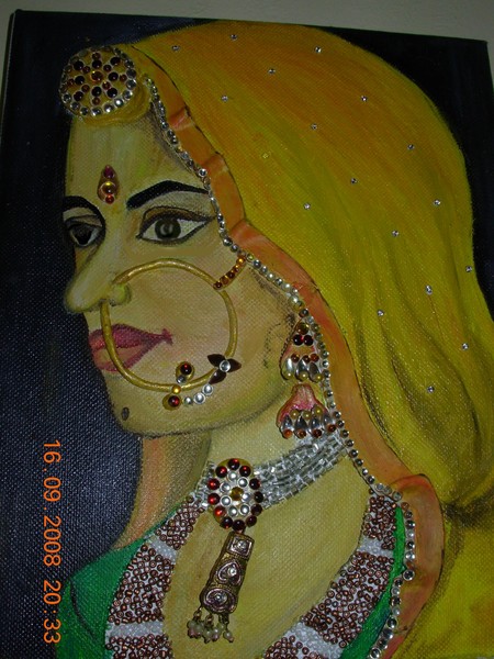 Indian Rajasthani woman
