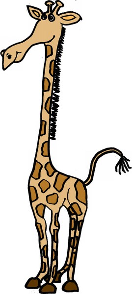 Funny Giraffe Cartoon
